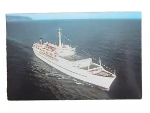 Unposted Postcard Western Cruise Lines SS Azure Seas Miami Florida - Picture 1 of 3