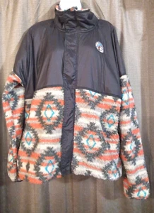 BUC-EES 2XL WOMENS BERBER AZTEC FLEECE JACKET NWT - Picture 1 of 7