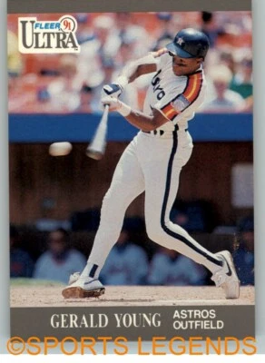 1991 MLB Fleer Ultra #142 Gerald Young - Image 1 of 2