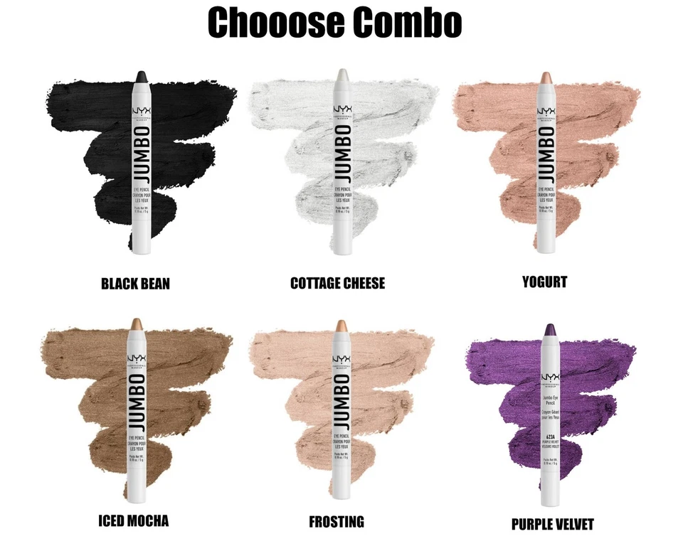 NYX Jumbo Eye Pencil Multi-use eye crayon 0.18oz Choose Shade - Image 1 of 1