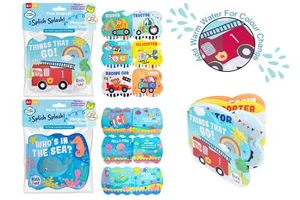 First Steps Soft PVC & Foam Colour Changing Baby Learning Bath Book - Picture 1 of 8