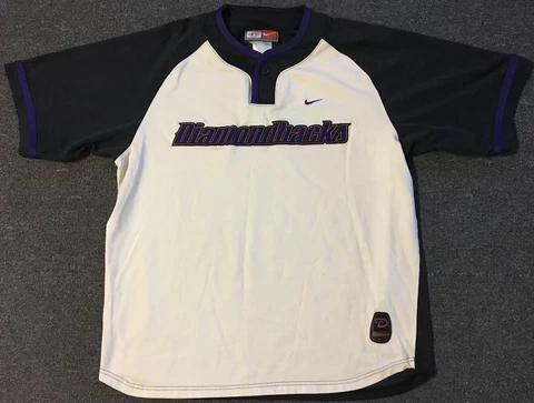 Vtg Nike Team Arizona Diamondbacks Jersey XL Randy Johnson Luis Gonzales 90s Cover