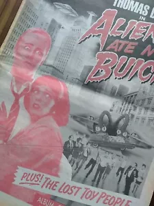 Thomas Dolby Aliens Ate My Buick UK Newspaper Music Industry Ad - Picture 1 of 1
