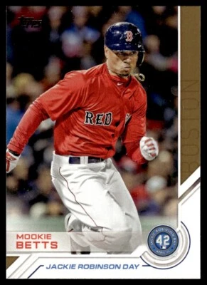 2017 Topps Jackie Robinson Day Mookie Betts #JRD-3 - Image 1 of 2