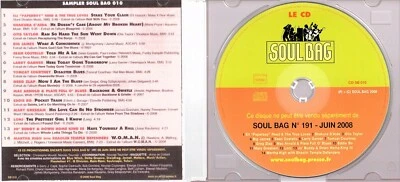 SOUL BAG N°191  [juin 2008] +  CD PROMO  [ARTISTES DIVERS] ~ [FR] - Photo 1/2