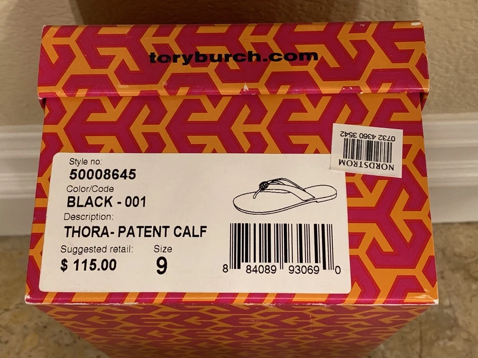 Caja de zapatos de almacenamiento vacía Tory Burch Thora talla 9 Foto 1 de 4