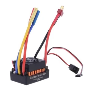 ESC 60A Waterproof Brushless Motor Speed Controller Sensorless 4mm Bullet/T-plug - Afbeelding 1 van 6