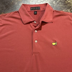 Peter Millar Masters Golf Polo Shirt Augusta Georgia Summer Comfort Men’s Large - Picture 1 of 6