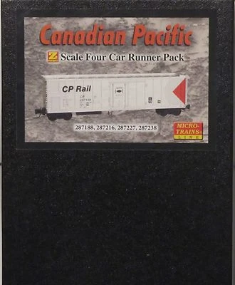 Micro-Trains Z Scale CP Rail 51' Mechanical Reefer 4 Car Runner Pack 994 00 082 - Image 1 of 2
