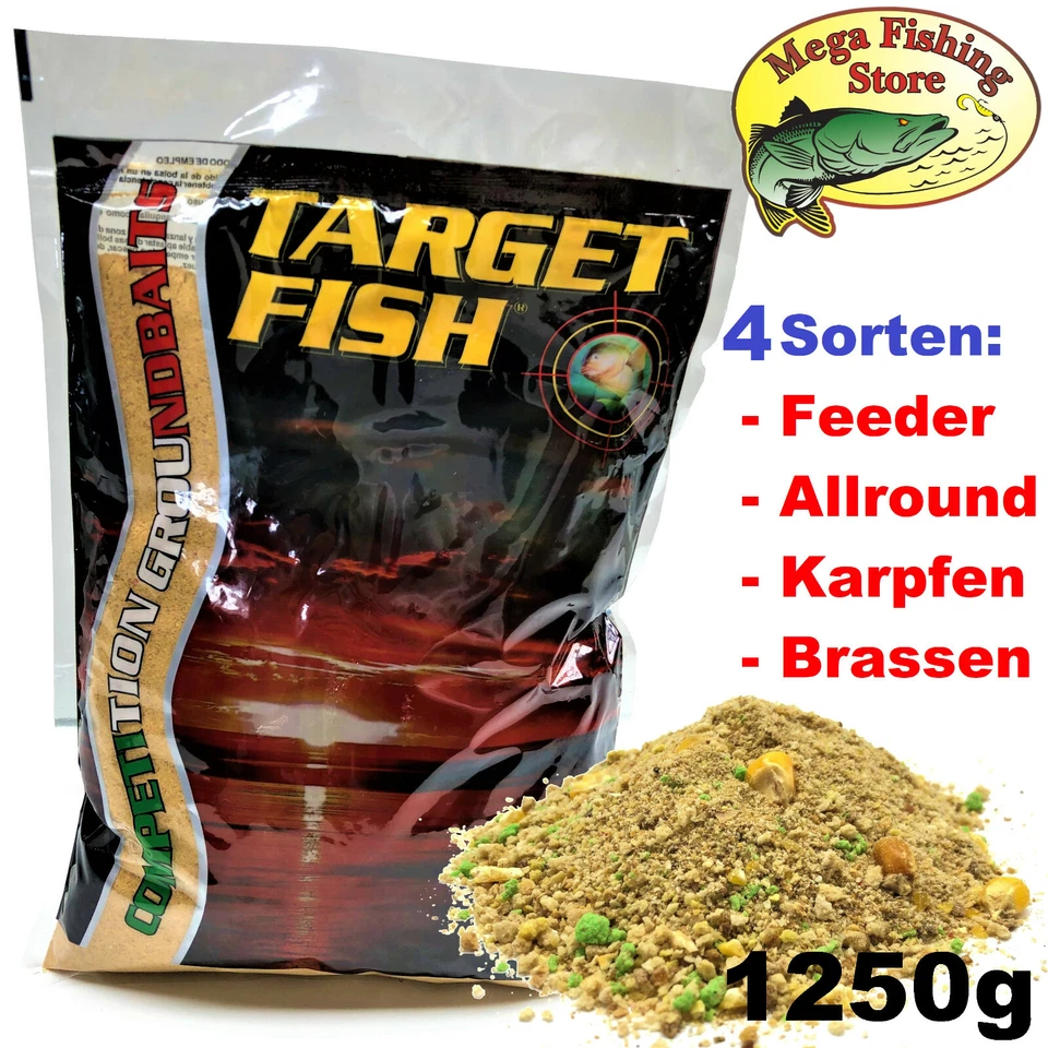 Mosella Target Grundfutter - 1250g - Allround Angelfutter Feeder Karpfen Futter - Bild 1 von 2