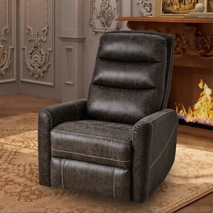 Elderly Manual Swivel Recliner Chair Rocking Recliner for Living Room - Picture 1 of 12