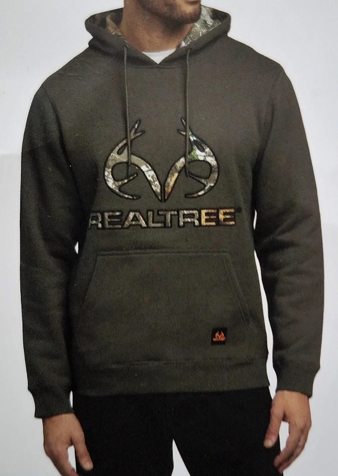 Sudadera con Capucha Realtree Deer Surtida Negra Gris Verde Talla Mediana NUEVA Foto 1 de 1