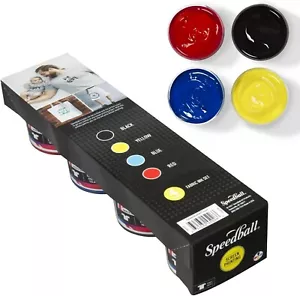 Speedball, Screen Print Fabric Ink 4 Piece Set - Picture 1 of 7