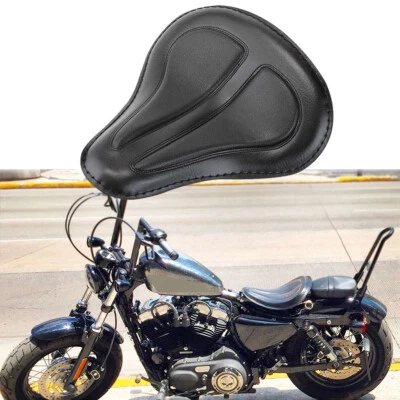 Motorcycle Bobber 13" Spring Solo Seat For Harley Sportster XL1200X Forty-Eight - Image 1 of 4