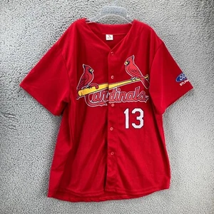 Maglia St Louis Cardinals Matt Carpenter #13 Uomo XL Baseball Promozionale - Foto 1 di 11