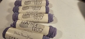 Vintage Pauline Denham Yarns Feather Frost 51.7% Wool and 48.3 % rayon NEW - Picture 1 of 3