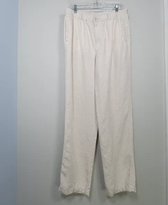 Tommy Bahama Relax Mens L (32x33) Linen Chino Pants Drawstring Beige Neutral - Picture 1 of 14