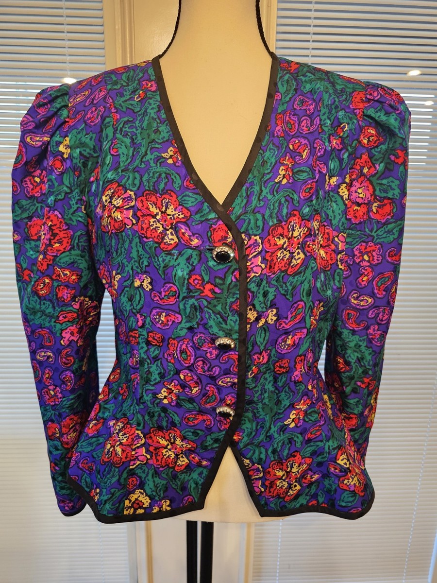 amerivintage　PUFF SLEEVE JACKET JPGBlackPuffedBishopSleeveJack