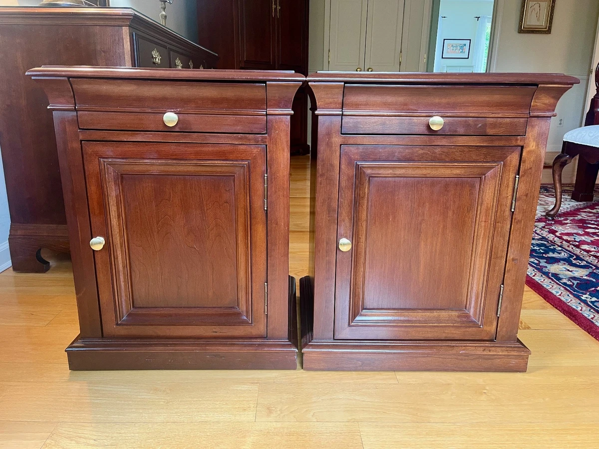 THAN ALLEN (イーセンアーレン) ナイトチェスト ダークブラウン 4段