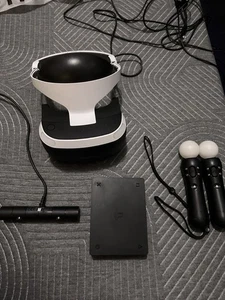 Sony PlayStation VR (PSVR, Gen 1) Bundle Headset Camera Cables Processor Working - Picture 1 of 6