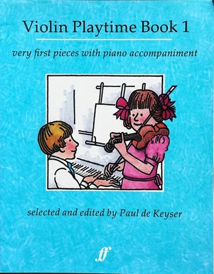 Violin Playtime Book 1 by Paul de Keyser with piano part - Image 1 of 2
