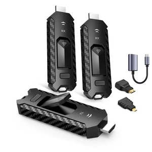 Wireless HDMI PRO- Transmitter and Two Receiver Portable Multi-TVs Extender K... - Picture 1 of 9