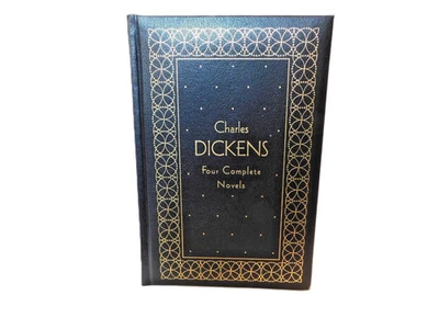 Charles Dickens Four Complete Novels 1982 Gramercy Leather Edition Illustrated Foto 1 de 4