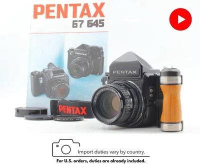 All Late [Top MINT w/ Grip] Pentax 67 6x7 Eye Level 105mm f/2.4 Lens From JAPAN - Image 1 of 4