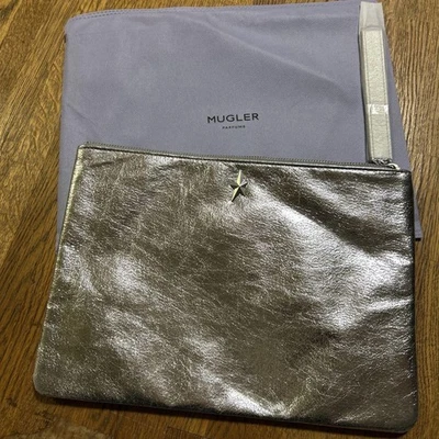 Bolsa Thierry Mugler Plata 31cmx21cm Nueva Foto 1 de 3