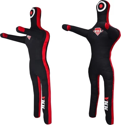 Maniquí deportivo brasileño JIU Jitsu agarre sumisión lanzamiento 6 pies, negro-3  Foto 1 de 4