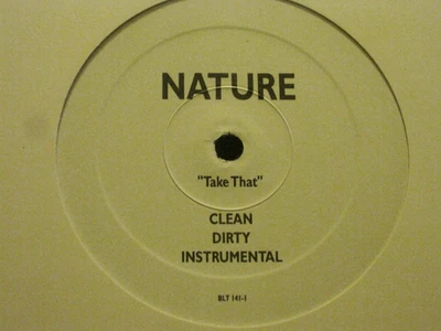 NATURE LOOK WHO'S TALKING b/w TAKE THAT 12" ORIG WHITE LABEL RARE HIP HOP VG+ - Image 1 of 2