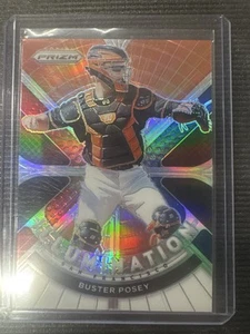 2021 Panini Prizm #IL-14 Buster Posey Illumination Carolina Blue Prizm - Picture 1 of 2