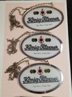 Brauerei Bier - 1 Emblem Schild Zapfhahnschild ZHS - König Pilsener - mit Kette
