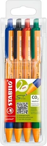 STABILO Pointball Kugelschreiber – 4er Pack – Blau, Schwarz, Rot, Grün – OVP - Bild 1 von 6