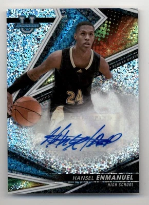 2022-23 Bowman's Best U University Autographs Speckle Hansel Enmanuel Auto 22/25 - Image 1 of 2