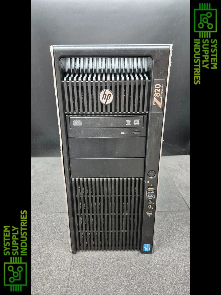 HP Z820 - 2x Intel Xeon E5-2690 @ 2.90GHz 8C, 64GB@12800MHz, 400GB SSD +6TB HDD - Image 1 of 3