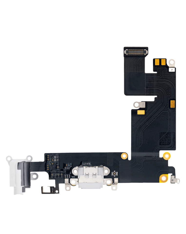 Charging Port Flex for iPhone 6 Plus (WHITE) (Premium) - Изображение 1 из 1