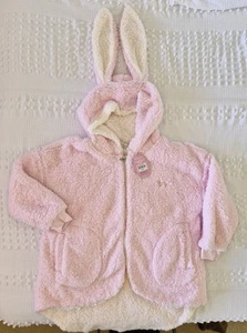 Women's Peter Alexander Hooded Bunny Zip Up Jacket - Size M/L - BNWT - Picture 1 of 4