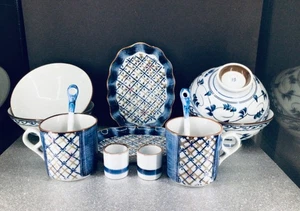 JAPANESE 12 PIECE SERVING SET - Picture 1 of 4