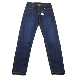 Jones New York Jeans Mens 32X32 Blue Denim Stretch Slim Fit Straight Leg NWT