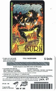 Razor - Burn - phone card - Picture 1 of 1