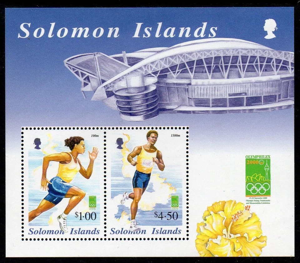 SOLOMON MNH 2000 MS975 Olympic Games - Sydney, Australia - Image 1 of 1