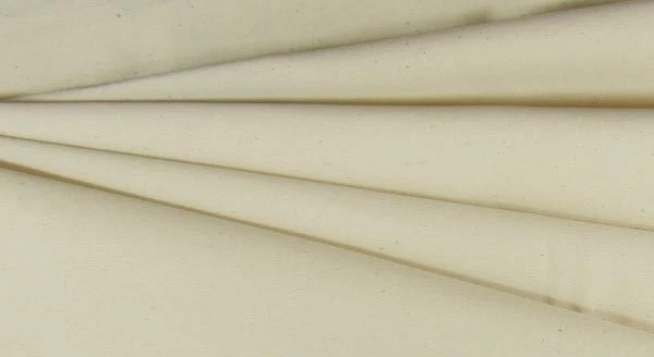 Organic Cotton Twill Fabric - Natural - By the Yard - Cool Colors - Image 1 of 1