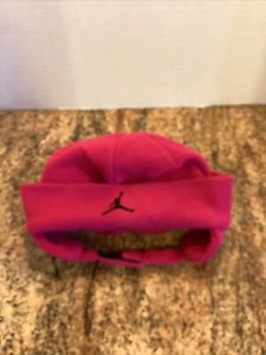 Nike Air Jordan Jumpman Bebé Niñas Polar Sombrero Rosa Usado en Excelente Condición Foto 1 de 4