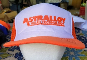 VINTAGE ASTRALLOY WEAR TECHNOLOGY TRUCKER MESH SNAPBACK HAT CAP - Picture 1 of 7