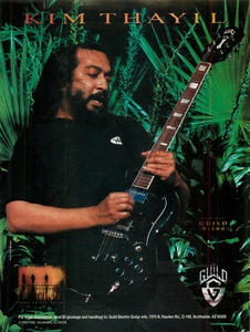 Magazine Print Ad GUILD Guitar Pickups 1997 Kim Thayil Soundgarden S-100 - Picture 1 of 1