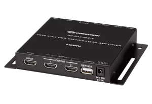 Crestron HD-DA2-4KZ-E 1:2 4K60 HDR HDMI Distribution Amplifier - New, Open Box - Picture 1 of 2
