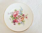 Trinket Dish / Small Plate ~ Flowers Floral ~ Bone China by Crown Staffordshire
