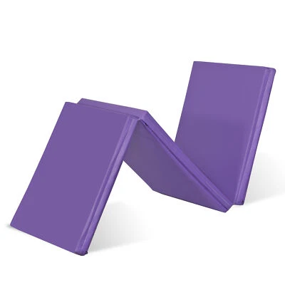 Alfombra Plegable Gruesa 6' Espuma Fitness Ejercicio Gimnasia Panel Gimnasio Entrenamiento Púrpura Foto 1 de 4