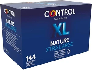 Preservativi XL EXTRA LARGE CONTROL profilattici Box da 144 - Pacco Anonimo - Afbeelding 1 van 6